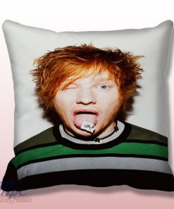 Funny Ed Sheeran Face Throw Pillow Cover