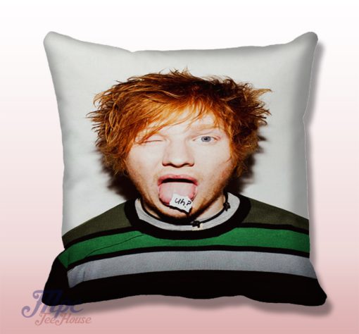 Funny Ed Sheeran Face Throw Pillow Cover