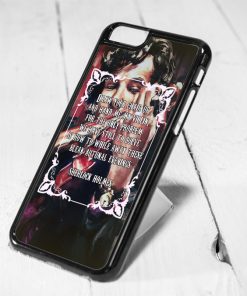 Sherlock Holmes Violin Quotes iPhone 6 Case iPhone 5s Case iPhone 5c Case Samsung S6 Case and Samsung S5 Case