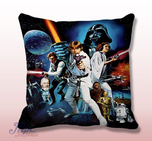 Classic Starwars Throw Pillow Cover