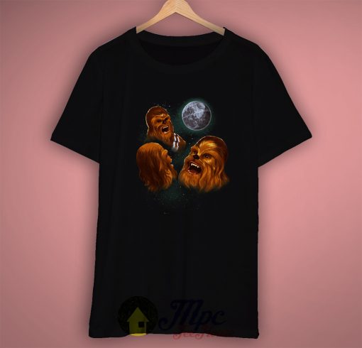 Three Chewbacca Cool Graphic T Shirt