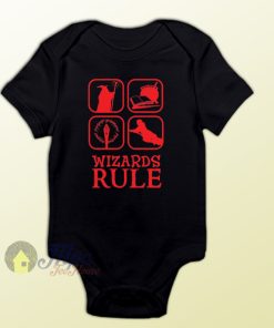 Wizard Rule of Harry Potter and The Hobbit Baby Onesie