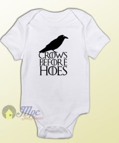 Jon Snow Crows Before Hoes Baby Gift Onesie
