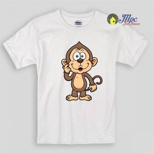 Cute Monkey Kids T Shirts and Youth