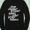 Harry Potter Stone Chamber Prisoner Crewneck Sweatshirt