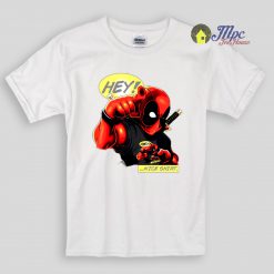 Deadpool Say Hey Nice Shirt Kids T Shirts