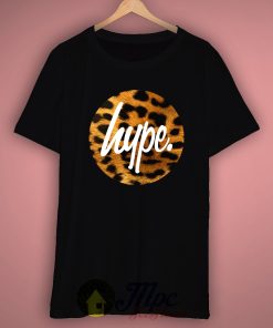 Hype Leopard Black T Shirt