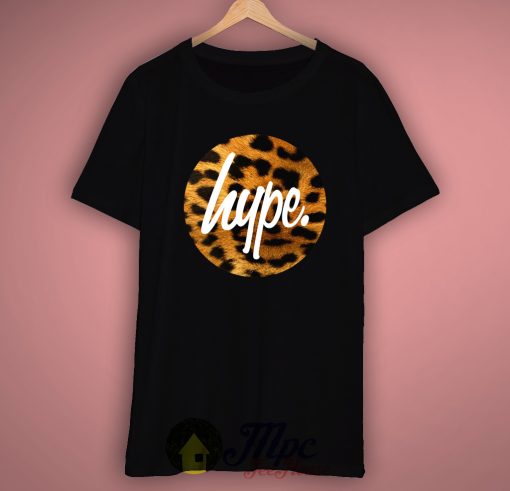 Hype Leopard Black T Shirt