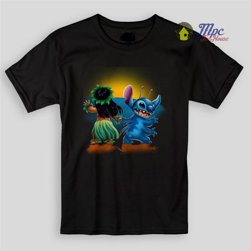 Lilo and Stitch Sunset Kids T Shirts and Youth