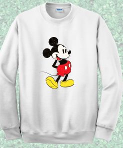Mickey Mouse Classic White Sweatshirt