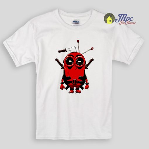Minion Deadpool Kids T Shirts