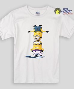 Minion Surfing Kids T Shirts and Youth