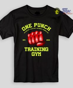One Punch Man Training Gym Kids T Shirts