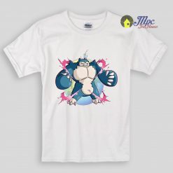 Pokemon Mega Snorlax Kids T Shirts