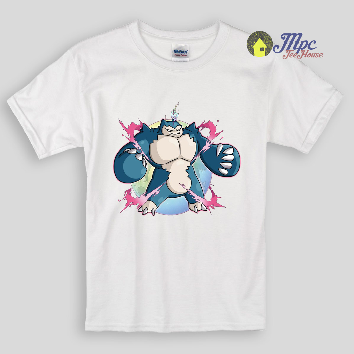Mega Snorlax Kids T Shirts | Mpcteehouse: Tees