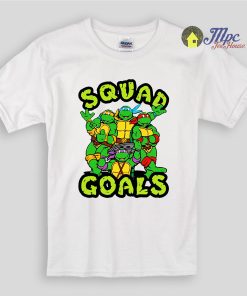Squad Goals Ninja Turtles Kids T Shirts
