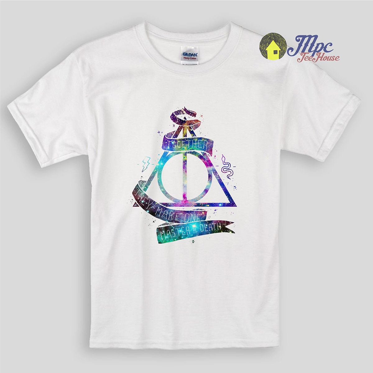 Verstoring kleding Reisbureau Harry Potter Deathly Hallows Galaxy Kids T Shirts | Mpcteehouse: 80s Tees