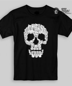 Skulls Cat Kid & Youth T Shirt