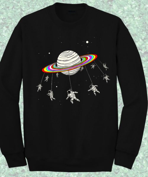 Astronaut Space Crewneck Sweatshirt