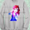 Disney Punk Ariel Little Mermaid Sweatshirt