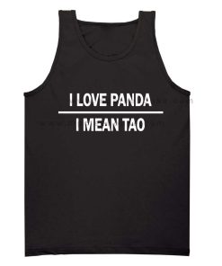 Exo I Love Panda Tank Top