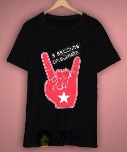 Five Second Of Summer Rock Hand T-Shirt