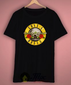 Gun and Rose T Shirt