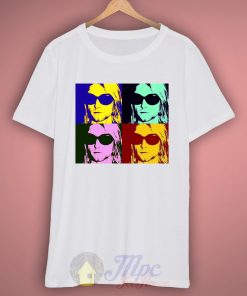 Kurt Cobain Potraits Pop Art Grunge T-Shirt
