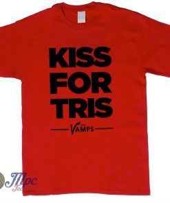 The Vamps Kiss Tris Red T-Shirt