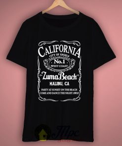 California Zuma Beach Malibu T Shirt