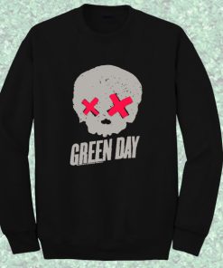 Green Day Skull Sweatshirt