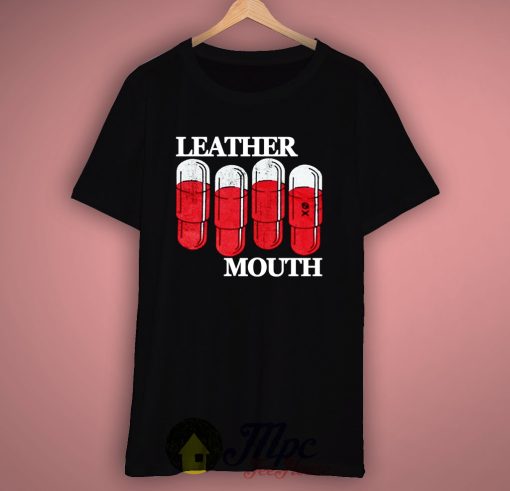 Leather Mouth T Shirt