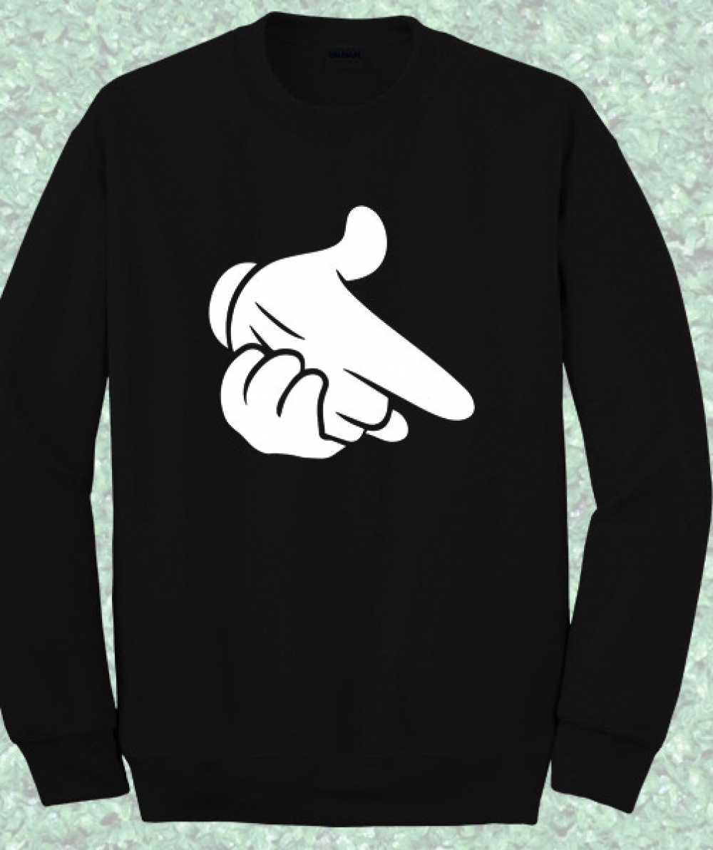 Mickey Hand Gun Sweatshirt