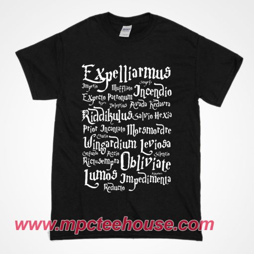 Expelliarmus Harry Potter Quote T shirt