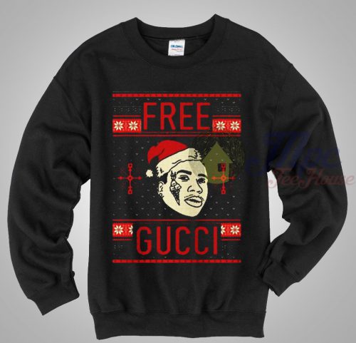 Free Gucci Mane Ugly Sweater Crewneck Sweatshirt