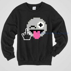 Fuck Emoticon Crewneck Sweatshirt