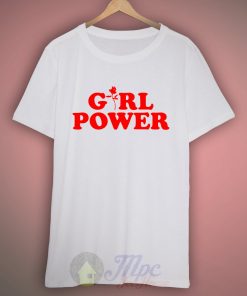 Girl Power Flower T Shirt Design