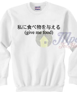 Give Me Food Korean Style Sweater