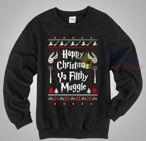 Happy Christmas Ya Filthy Muggle Harry Potter Ugly Sweater
