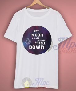 Hey Moon Please Forget To Fall Down T shirt