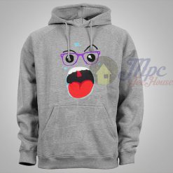 Mouth Monster Glasses Unisex Hoodie