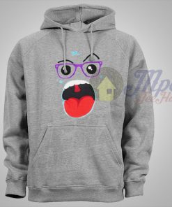 Mouth Monster Glasses Unisex Hoodie