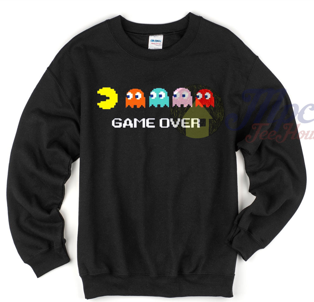 Pac Man Game Over Sweatshirt - Mpcteehouse