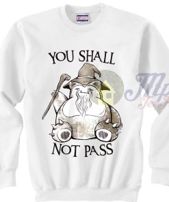 Pokemon Snorlax You Shall Not Pass Sweatshirt