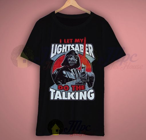 Star Wars Darth Vader Lightsaber Talking T Shirt