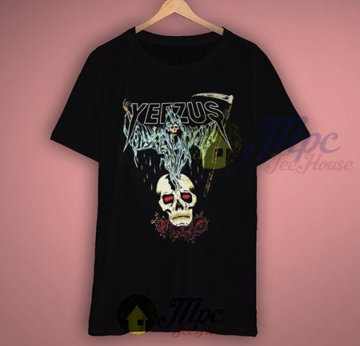 Yeezus Death Skull Tour T Shirt