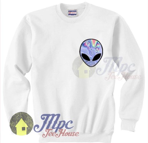 Alien Trippy Art Unisex Sweatshirt