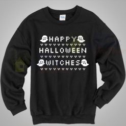 Boo Says Happy Halloween Ugly Sweater