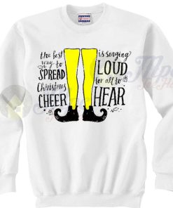 Elf Christmas Musical Song Sweater