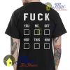 For Whom the Word Fuck T shirt